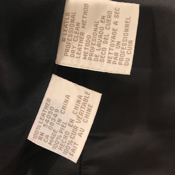 NWT - 100% Leather Jacket - Size 4 - Picture 6 of 8